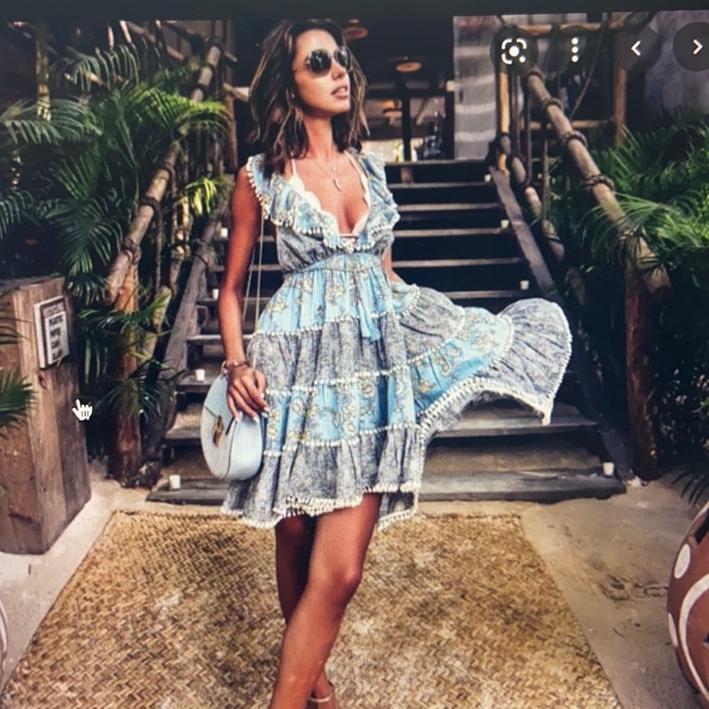 Zimmerman caravan tiered dress